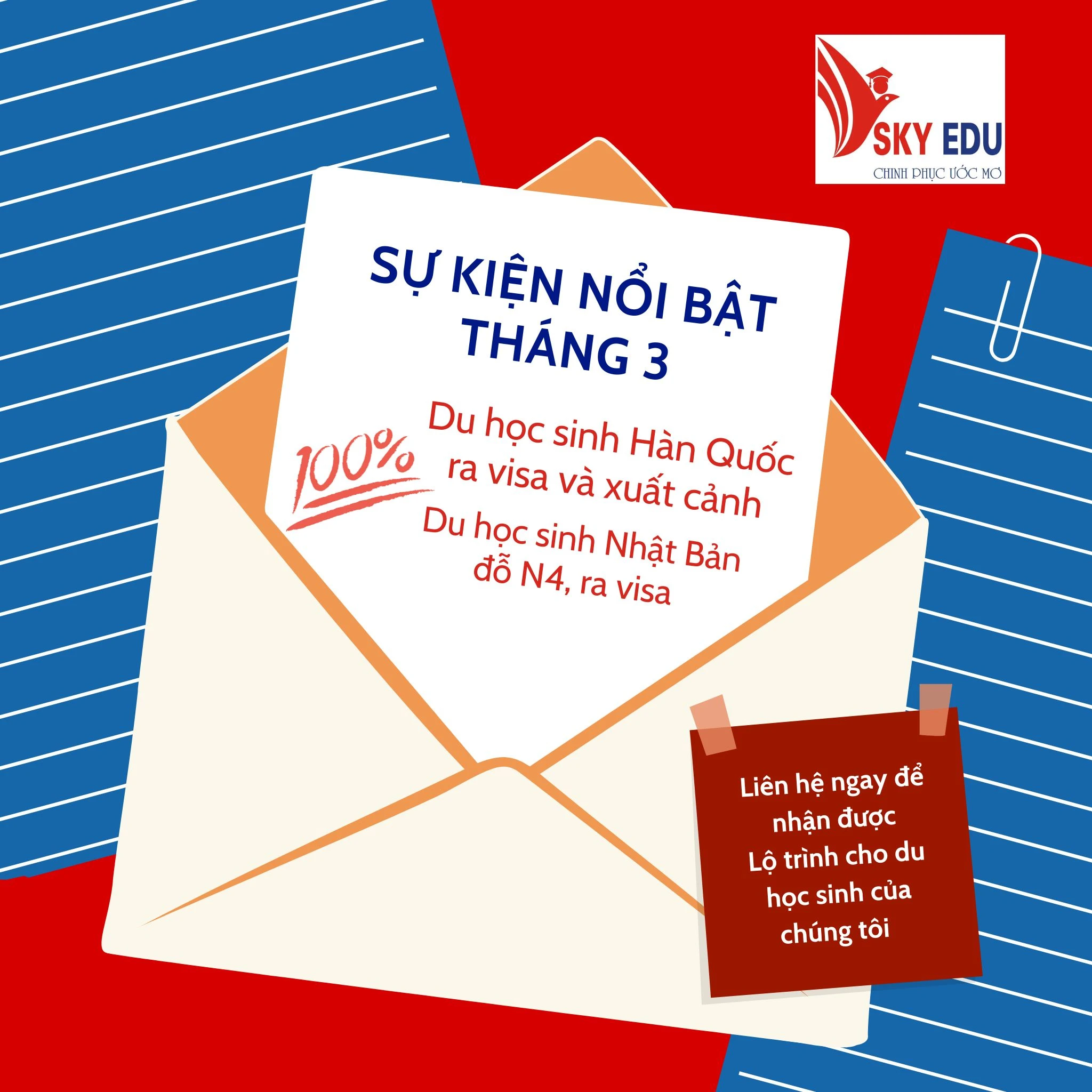 Các sự kiện nổi bật của Du học Sky Edu trong tháng 3