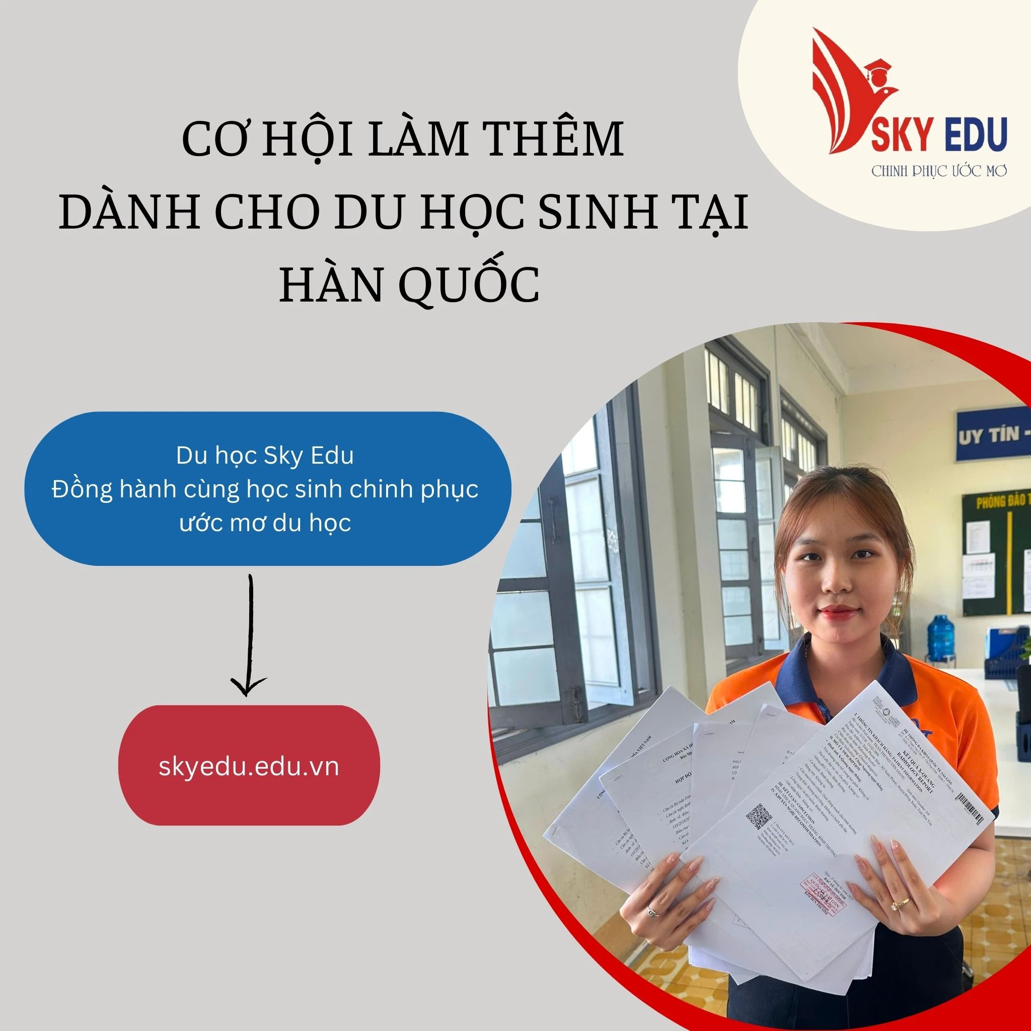 Cơ hội làm thêm dành cho du học sinh tại Hàn Quốc